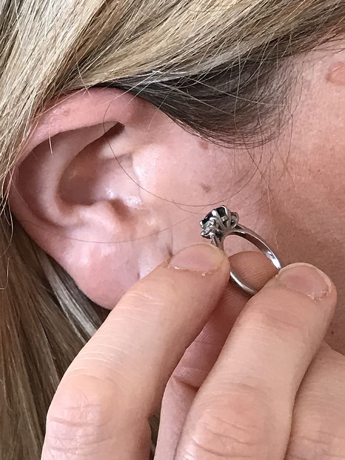 Image of a jewellery tap test