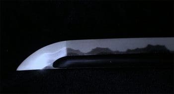 Omage of the Hamon of a Japanese sword