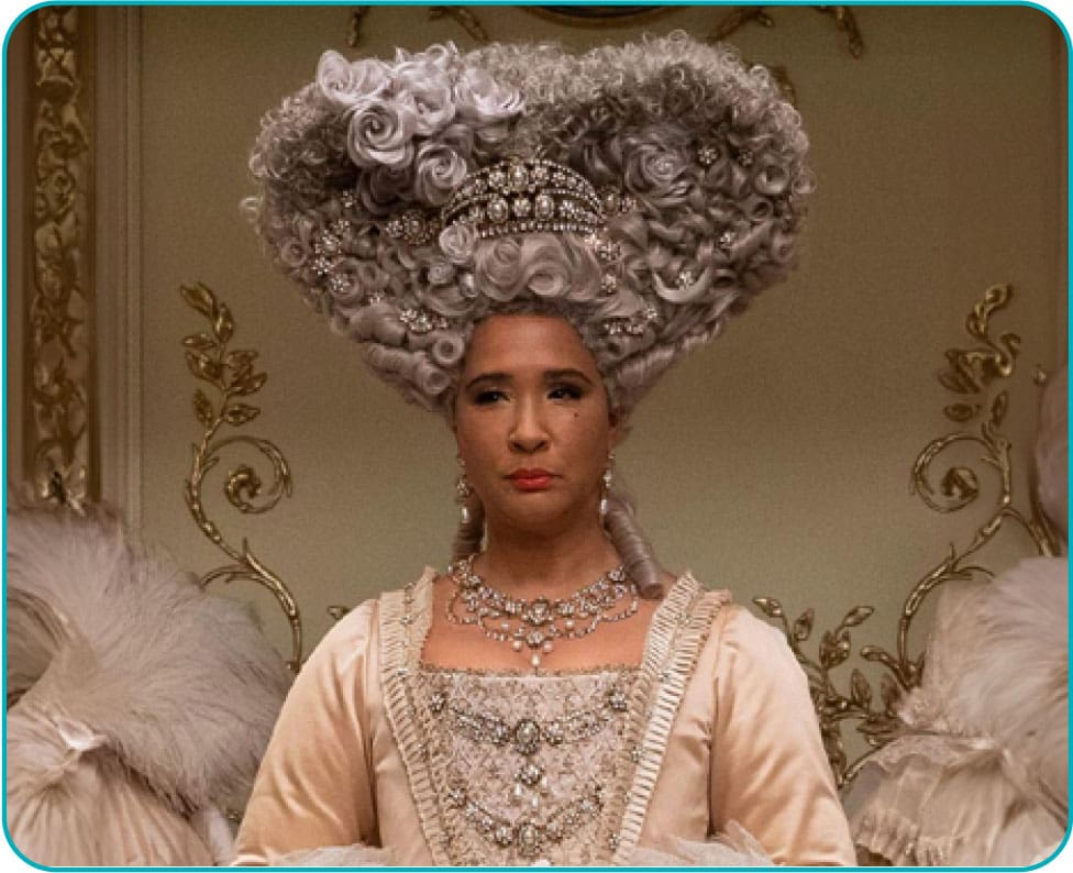 Jewellery in Bridgerton - Queen Charlotte