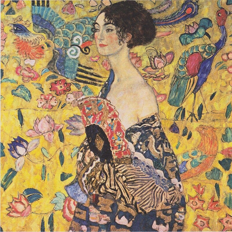 Gustav Klimt (Austrian, 1862-1918) Lady with a Fan Sold for £85.3 million ($106,756,354) at Sotheby's London