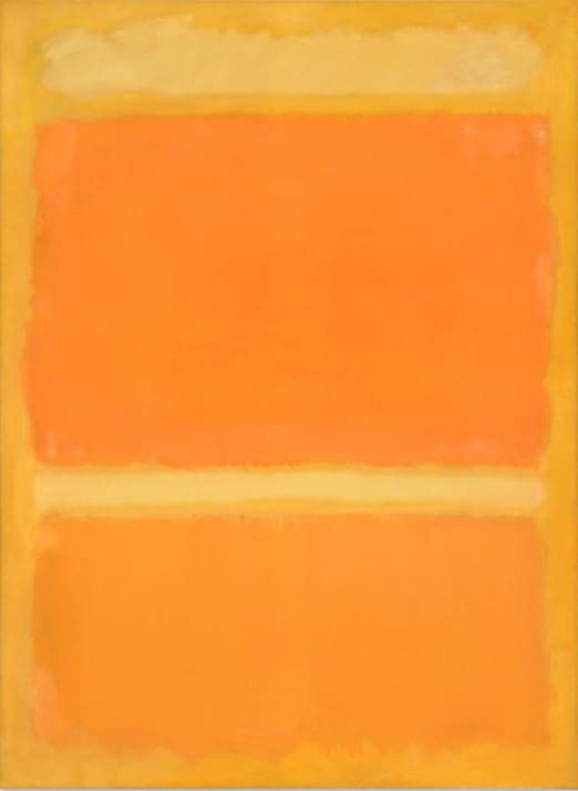 Mark Rothko (American, 1903-1970) Untitled (Yellow, Orange, Yellow, Light Orange), 1955 Sold for $46.4 million at Christie’s, New York