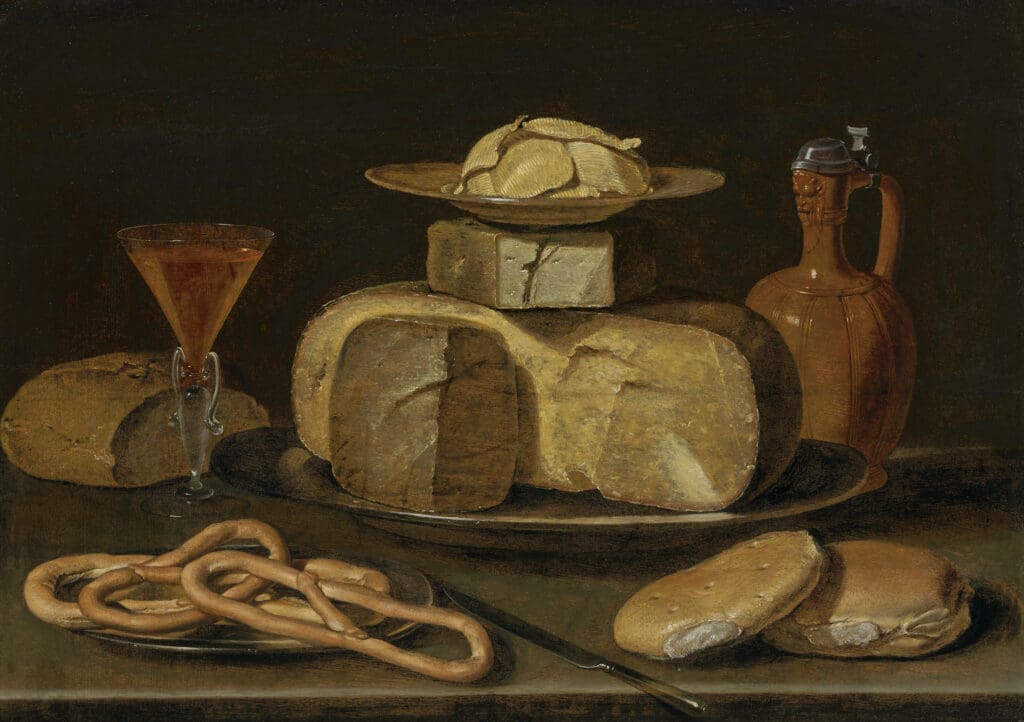 Clara Peeters A Stack of Cheese