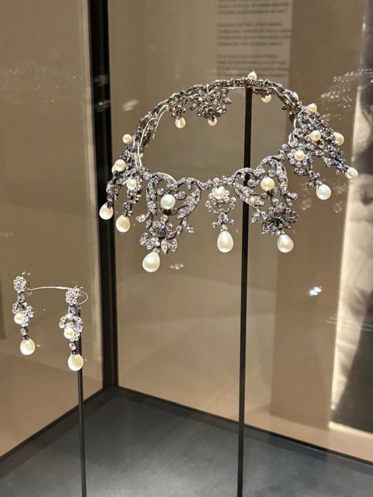 The natural pearl and diamond parure of Lady Wolverton by Boucheron, circa 1896-1902. Private Collection, courtesy of the Albion Art Institute.