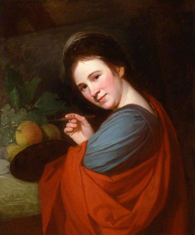 Romney, George; Mary Moser; National Portrait Gallery, Londo