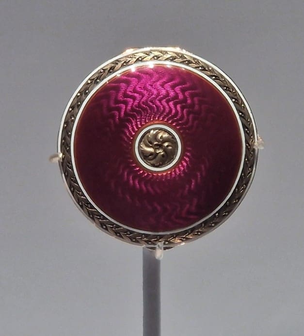 Guilloché enamel