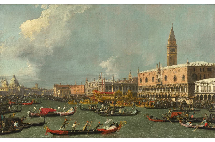 Christie's Canaletto Venice the return of the Bucintoro on Ascension Day