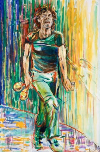 Ronnie Wood - Mick with Maracas