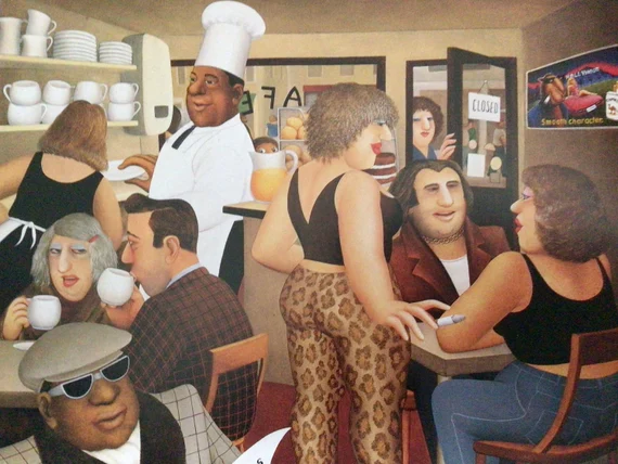 Café in Los Angeles. Sold at auction in 2019 for £28,000. Insurance value would be £58,000.