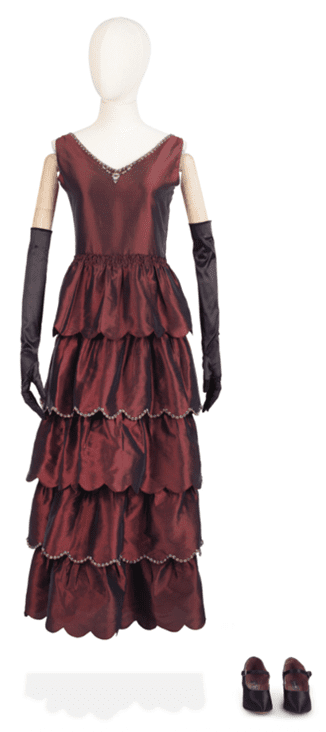 Mary Crawley’s proposal dress. Photograph by Bonhams.