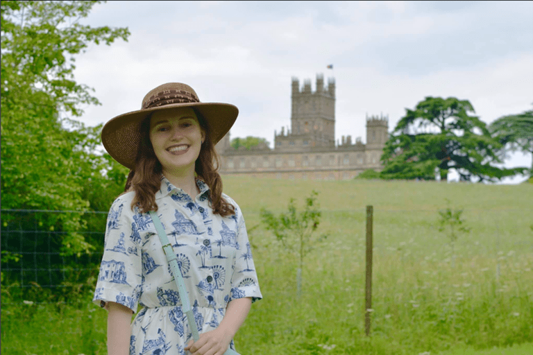 The author at Highclere Castle.