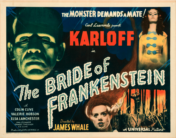 ‘The Bride of Frankenstein’ U.S. half sheet - Insurance Value £180k