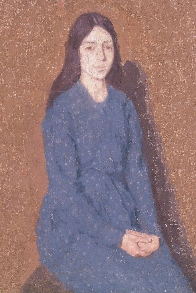 Gwen John - Girl in a Blue Dress