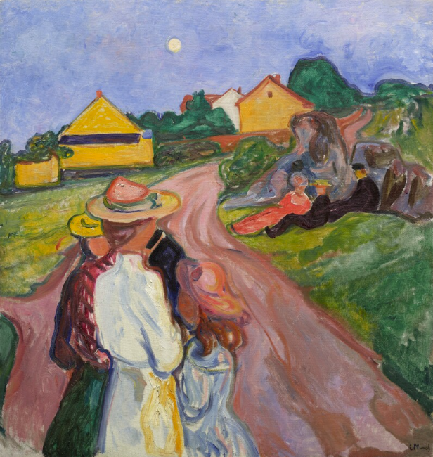 Edvard Munch Sankthansnatt (Midsummer Night). Estimate $20-30 million. Sold -$35,110,000