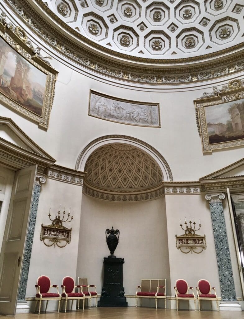 Influential 18th century British interiors – The Saloon, Kedleston Hall, Derbyshire Photo ©Stephanie Connell 2025.