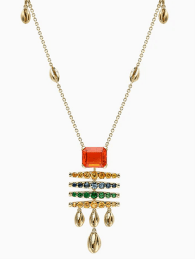 Boodles, Africa Maasai Mara Long Yellow Gold Necklace. £40,000