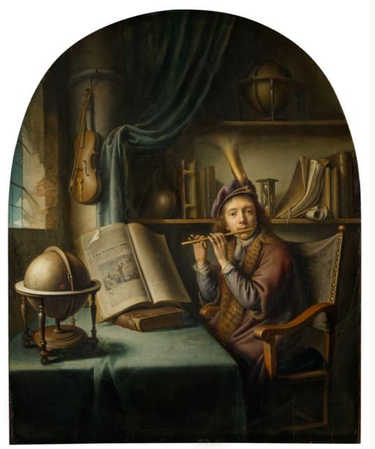 Gerrit Dou The Flute Player