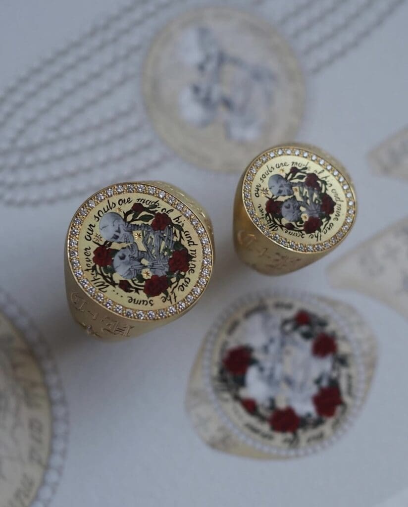 Cece Jewellery personalised signet rings, from £10,000.