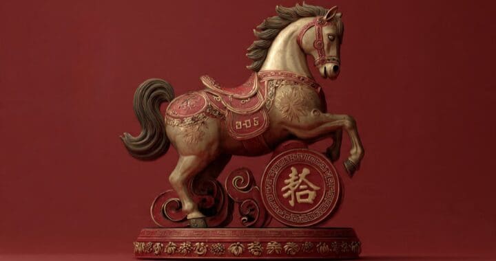 Year of the Fire Horse Chinese art