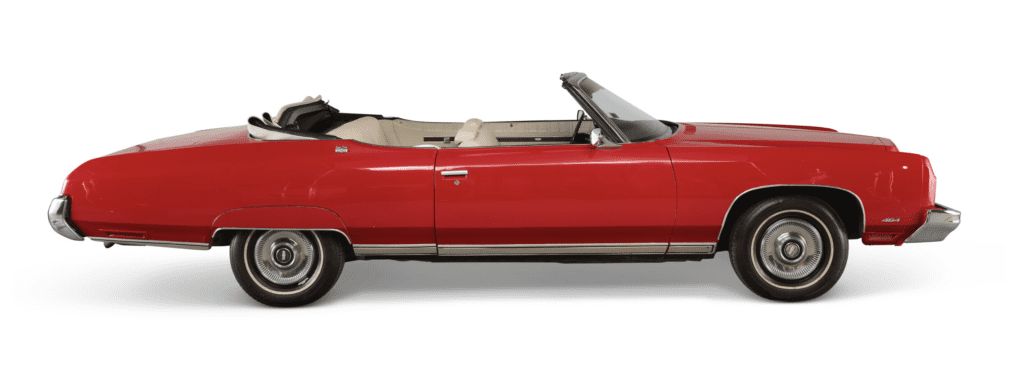 An eclectic collection – Hunter S. Thompson’s 1973 Chevrolet Caprice – featured in the movie ‘Fear & Loathing in Las Vegas (1998) – sold for $254,000.