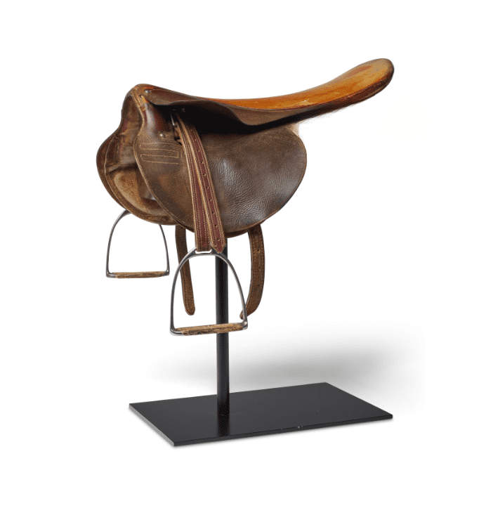 The world record for an item of horseracing memorabilia. Secretariat’s triple crown racehorse saddle – Sold for $1.54 million.
