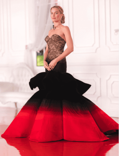 Margot Robbie at the Wuthering Heights World Premiere in Schiaparelli