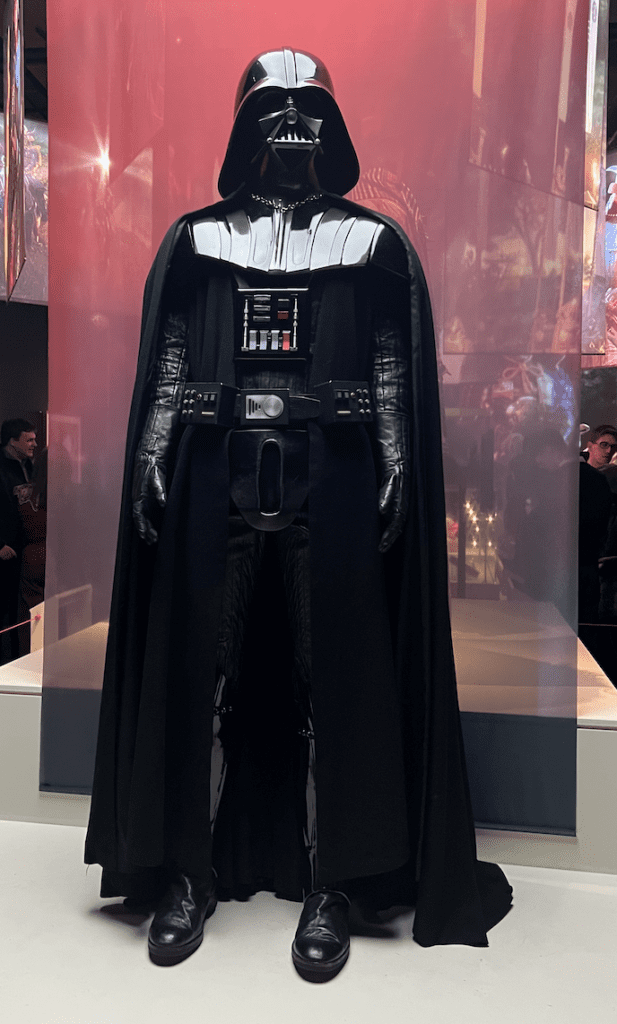 Darth Vader’s mask on display at the British Museum. Photograph by Ashley Innes.