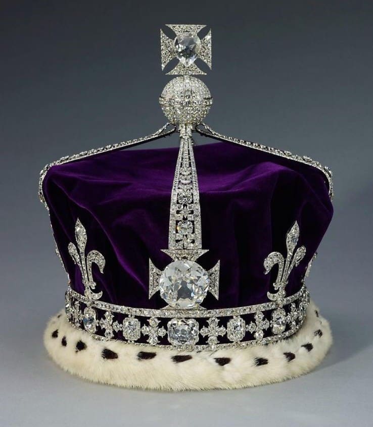 The Koh-i-Noor diamond in the British Crown Jewels
