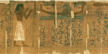 The oldest fragment of the Egyptian 'Book of the Dead' in private hands, circa 1500BC (Butler Rare Books).