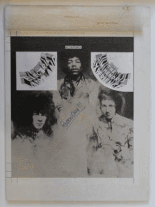 The original album cover artwork for the U.S. issue of Jimi Hendrix's 1968 masterpiece “Electric Ladyland” (Lucius Books)