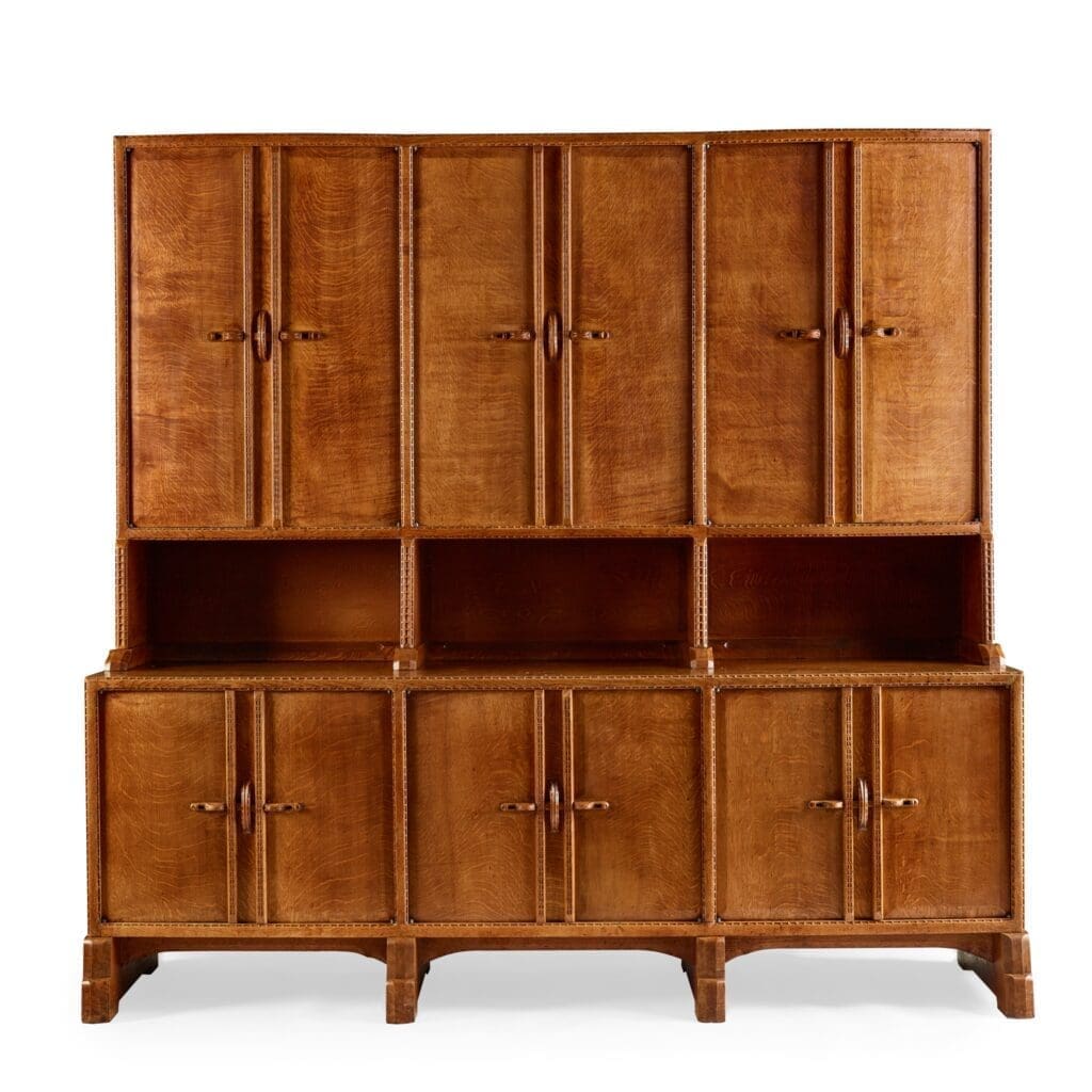 A Scottish Auction house sold this Ernest Gimson large oak dresser, circa 1917, for close to £28,000 in October 2025. Photo courtesy of Lyon & Turnbull Auctioneers.