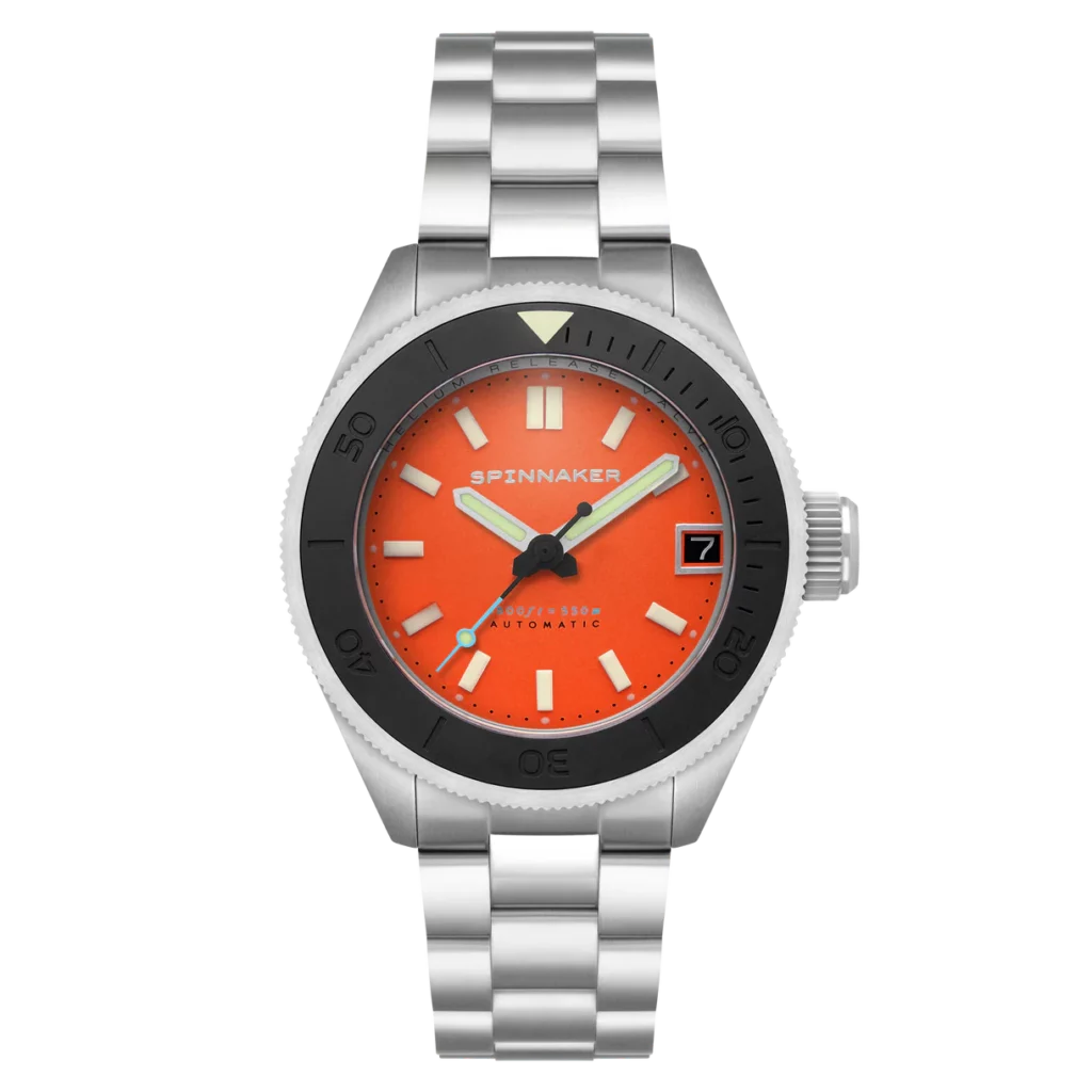 Spinnaker Piccard Automatic in Tangerine Orange